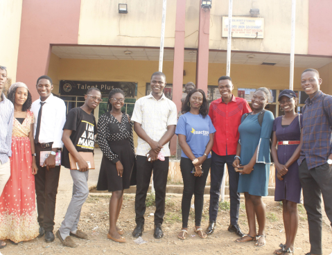 Image of the members of Enactus Futa
